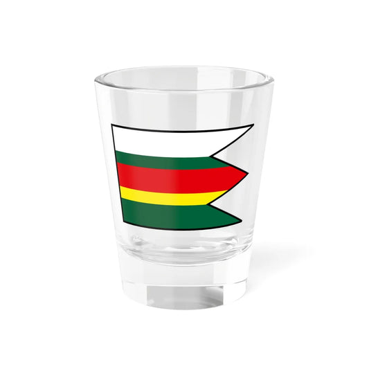 Oslany Prievidza Flag (Slovakia) Shot Glass 1.5oz 1.5oz - Go Mug Yourself