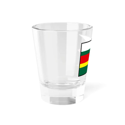 Oslany Prievidza Flag (Slovakia) Shot Glass 1.5oz - Go Mug Yourself