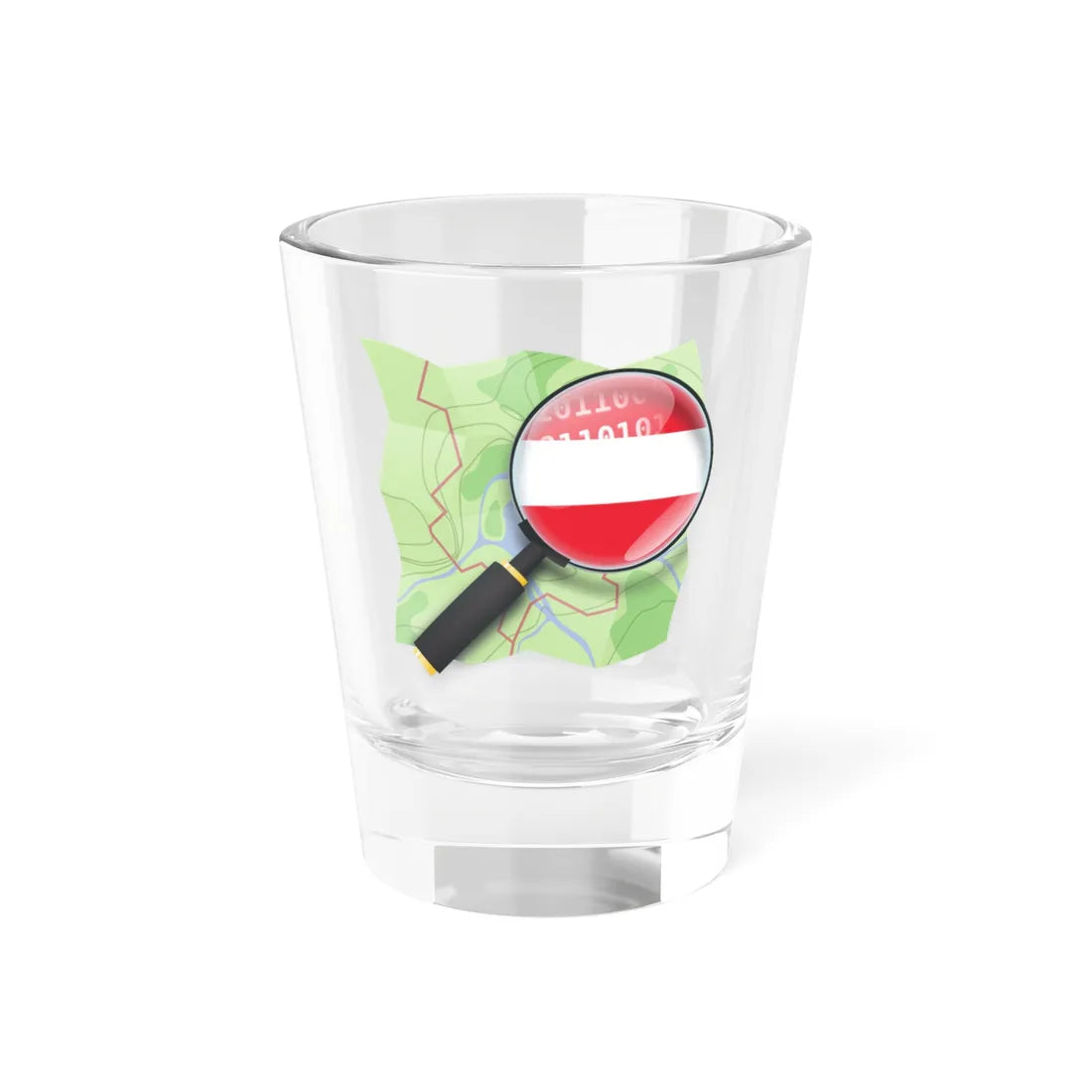 OSM Austria Logo (Austria) Shot Glass 1.5oz 1.5oz - Go Mug Yourself