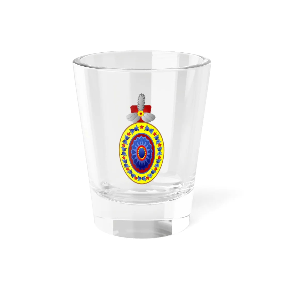 Osmanli-nisani-kalkan (Algeria) (Coat of Arms) Shot Glass 1.5oz 1.5oz - Go Mug Yourself