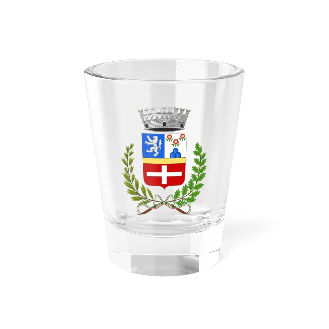 Ospedaletti-Stemma (Italy) (Coat of Arms) Shot Glass 1.5oz 1.5oz - Go Mug Yourself