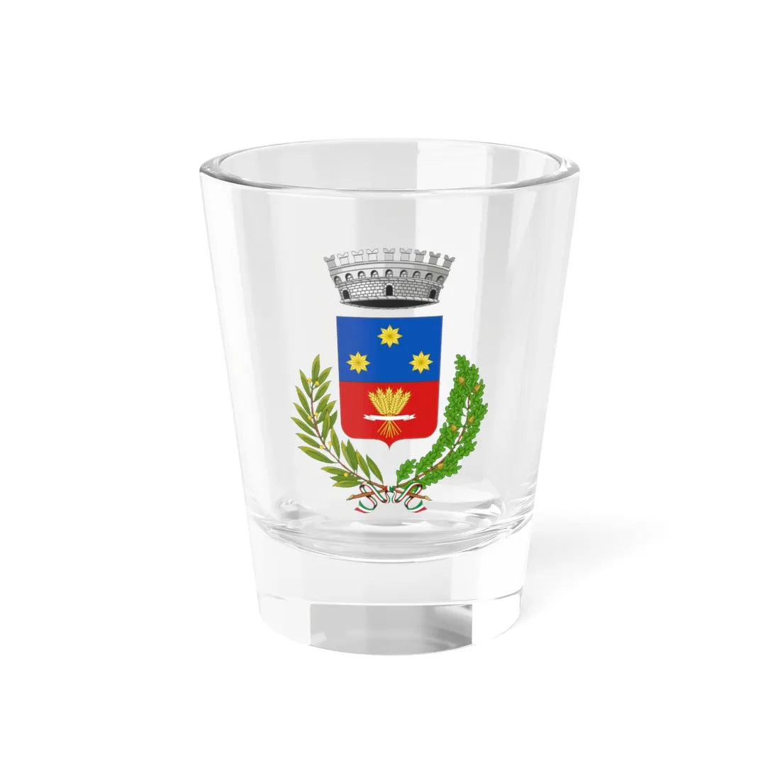 Ostellato-Stemma (Italy) (Coat of Arms) Shot Glass 1.5oz 1.5oz - Go Mug Yourself