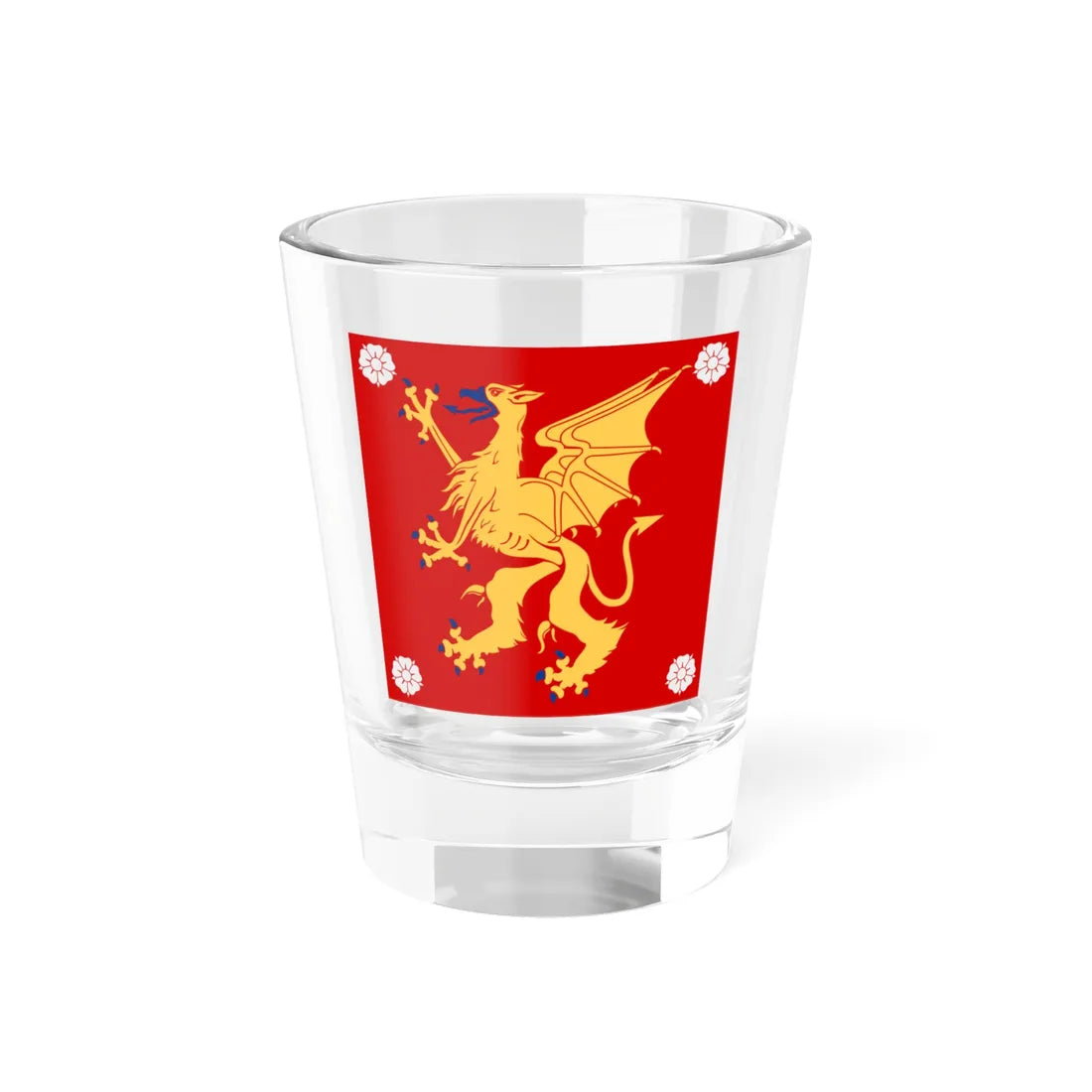 Ostergotlands lan vapenflagga (Sweden) Shot Glass 1.5oz 1.5oz - Go Mug Yourself