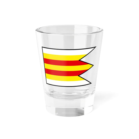 Ostratice Partizanske Flag (Slovakia) Shot Glass 1.5oz 1.5oz - Go Mug Yourself