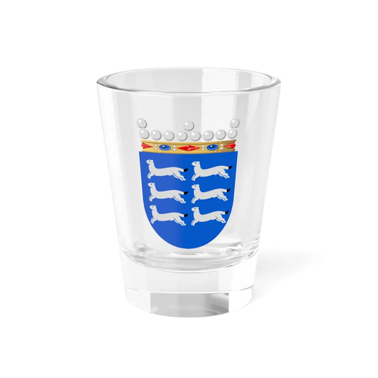 Ostrobothnia coat of arms (Finland) (Coat of Arms) Shot Glass 1.5oz 1.5oz - Go Mug Yourself