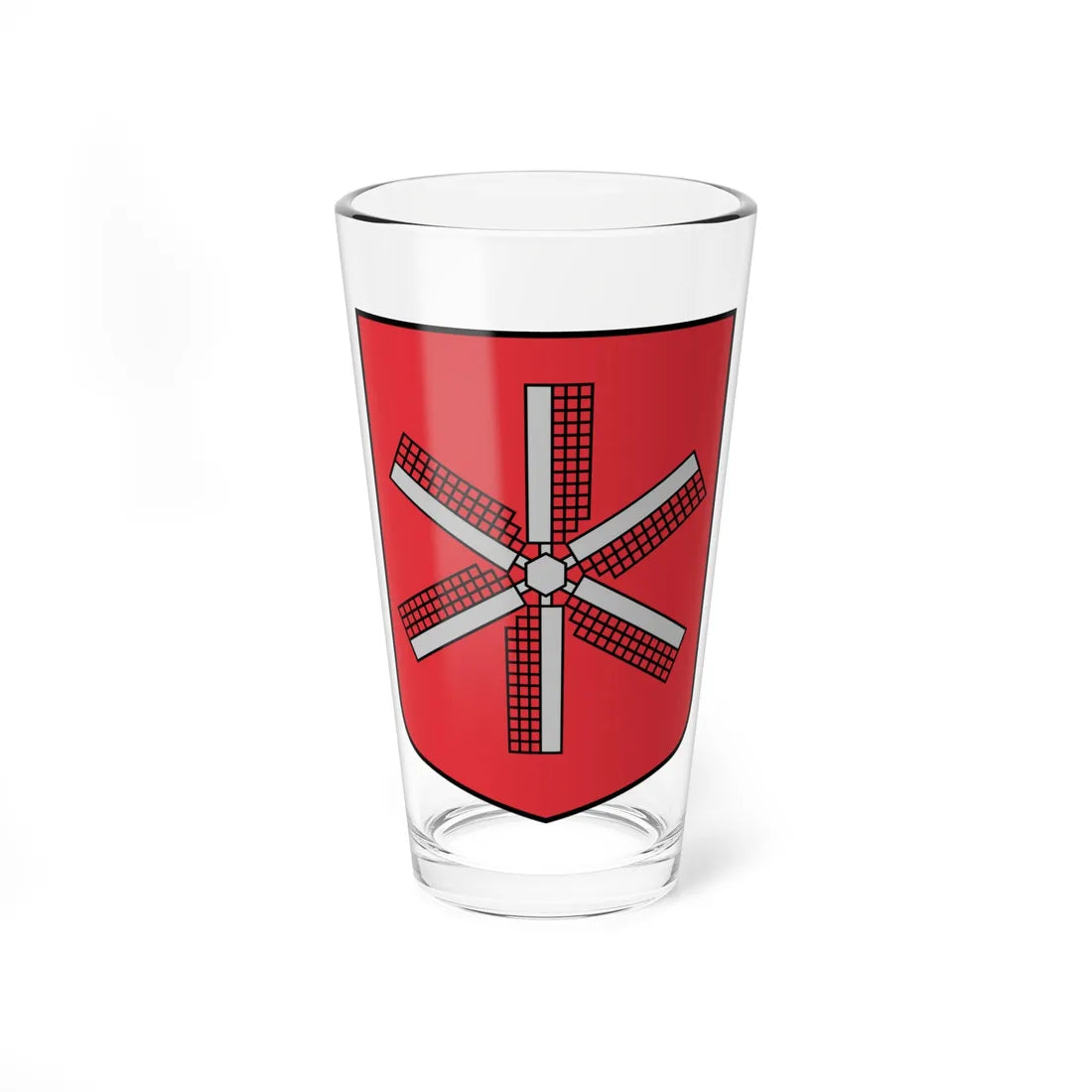 Otaņķu pagasta ģerbonis (Latvia) (Coat of Arms) Pint Glass 16oz 16oz - Go Mug Yourself