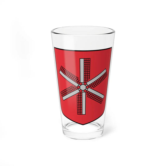 Otaņķu pagasta ģerbonis (Latvia) (Coat of Arms) Pint Glass 16oz 16oz - Go Mug Yourself