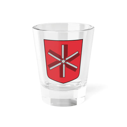 Otaņķu pagasta ģerbonis (Latvia) (Coat of Arms) Shot Glass 1.5oz 1.5oz - Go Mug Yourself