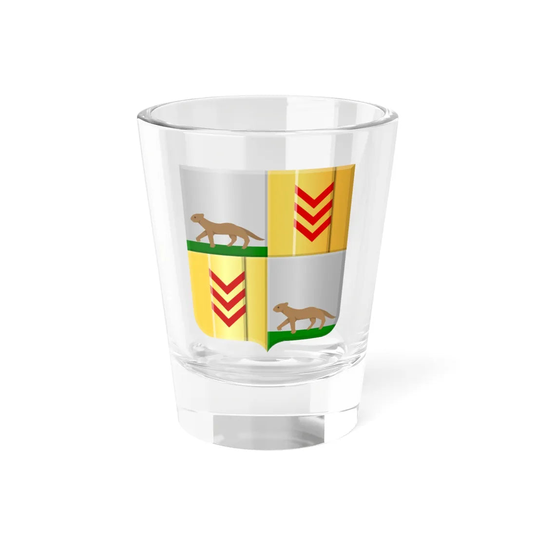 Oterleek heerlijkheidswapen (Netherlands) (Coat of Arms) Shot Glass 1.5oz 1.5oz - Go Mug Yourself