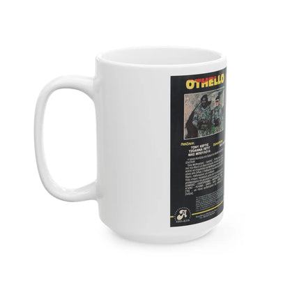 OTHELLO THE BLACK COMMANDO (VHS COVER) - White Coffee Mug-Go Mug Yourself