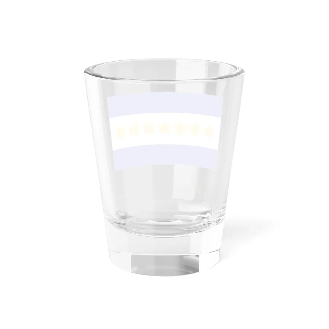 Otta Wallishs Israel Flag Proposal 1949 (Israel) Shot Glass 1.5oz - Go Mug Yourself