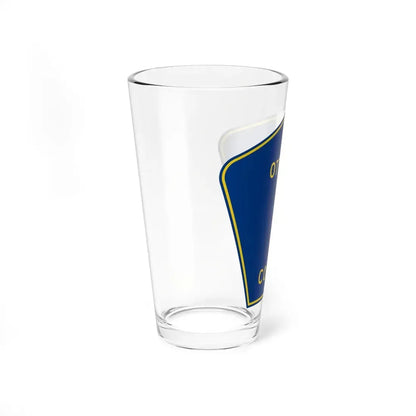 Ottawa County 1 (Ohio) (Road Sign) Pint Glss 16oz - Go Mug Yourself