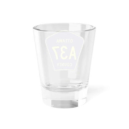Ottawa County A-37 (Michigan) (Road Sign) Shot Glass 1.5oz - Go Mug Yourself