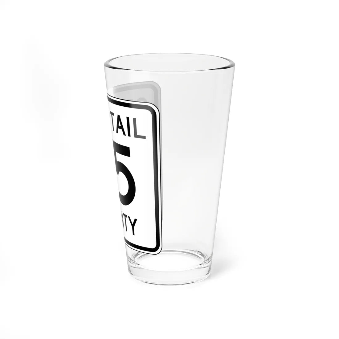 Otter Tail County Route 35 MN (Minnesota) (Road Sign) Pint Glass 16oz - Go Mug Yourself