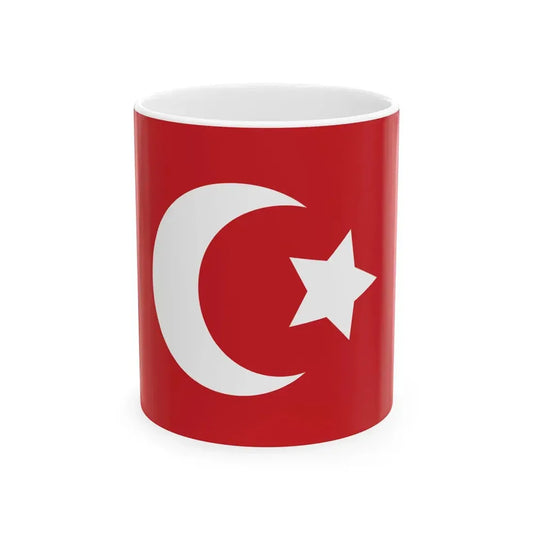 Ottoman flag alternative (Oman) White Coffee Mug 11oz - Go Mug Yourself