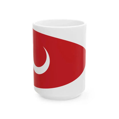 Ottoman flag by Hieronymus Bosch (Oman) White Coffee Mug 15oz - Go Mug Yourself