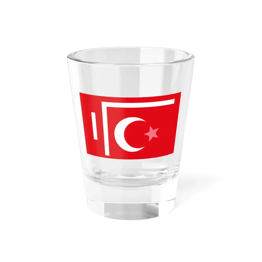 Ottoman War Flag from the Balkan Wars (Oman) Shot Glass 1.5oz 1.5oz - Go Mug Yourself