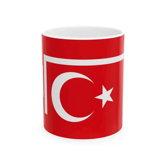 Ottoman War Flag (Oman) White Coffee Mug 11oz - Go Mug Yourself