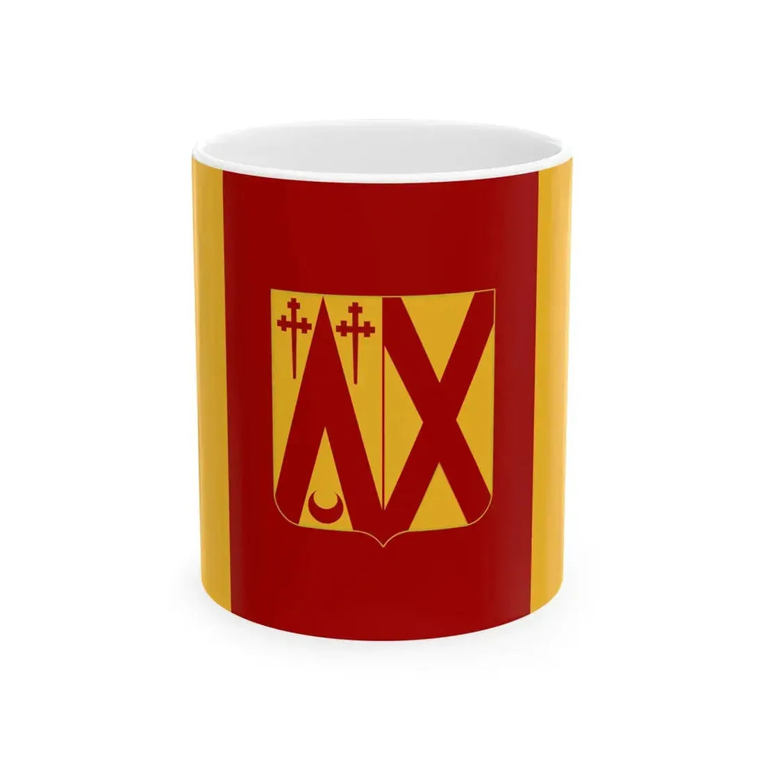 Oud-Heverlee vlag (Belgium) White Coffee Mug 11oz - Go Mug Yourself
