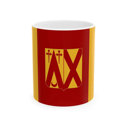 Oud-Heverlee vlag (Belgium) White Coffee Mug 11oz - Go Mug Yourself