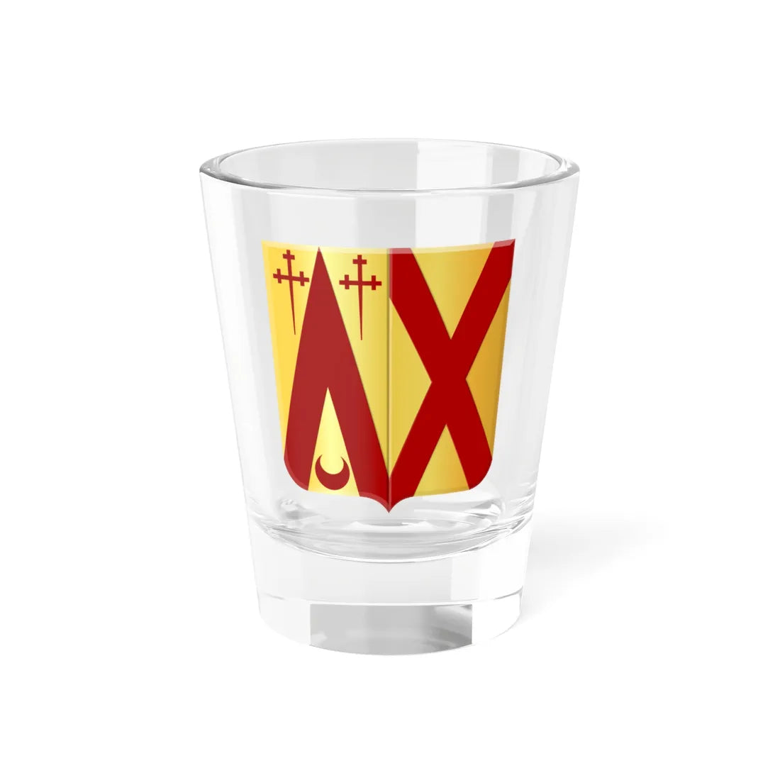 Oud-heverlee wapen (Belgium) (Coat of Arms) Shot Glass 1.5oz 1.5oz - Go Mug Yourself