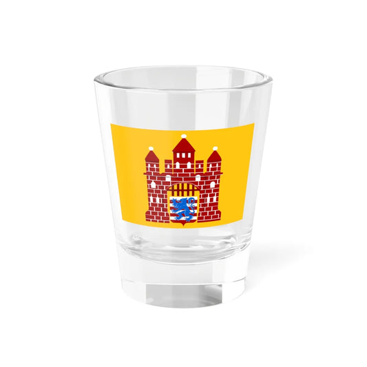 Oudenburg vlag (Belgium) Shot Glass 1.5oz 1.5oz - Go Mug Yourself