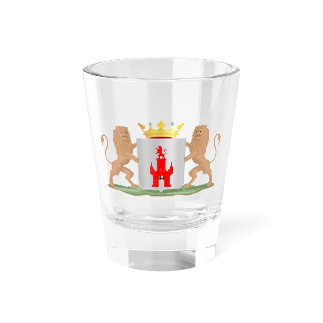 Oudewater wapen (Netherlands) (Coat of Arms) Shot Glass 1.5oz 1.5oz - Go Mug Yourself