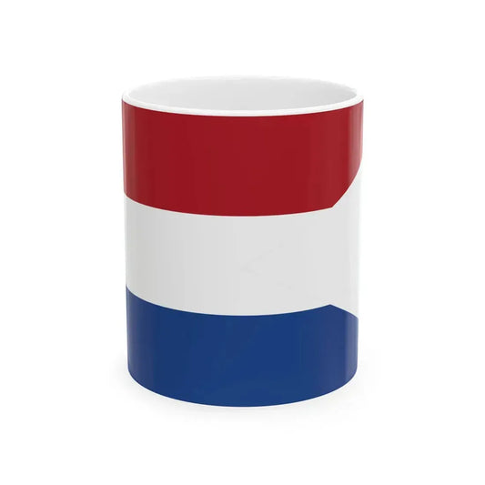 Oudst aanwezend Zeeofficier of Oudste Commandant (Netherlands) White Coffee Mug 11oz - Go Mug Yourself