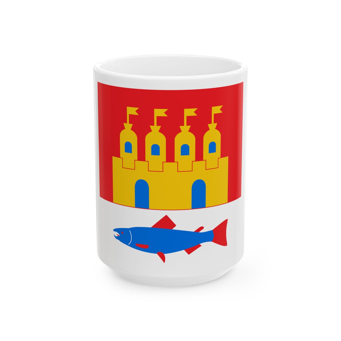 Oulu.lippu (Finland) White Coffee Mug-15oz-Go Mug Yourself