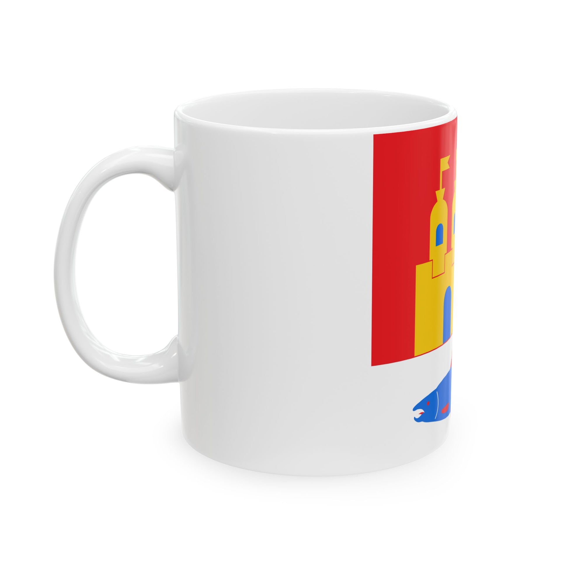 Oulu.lippu (Finland) White Coffee Mug-Go Mug Yourself
