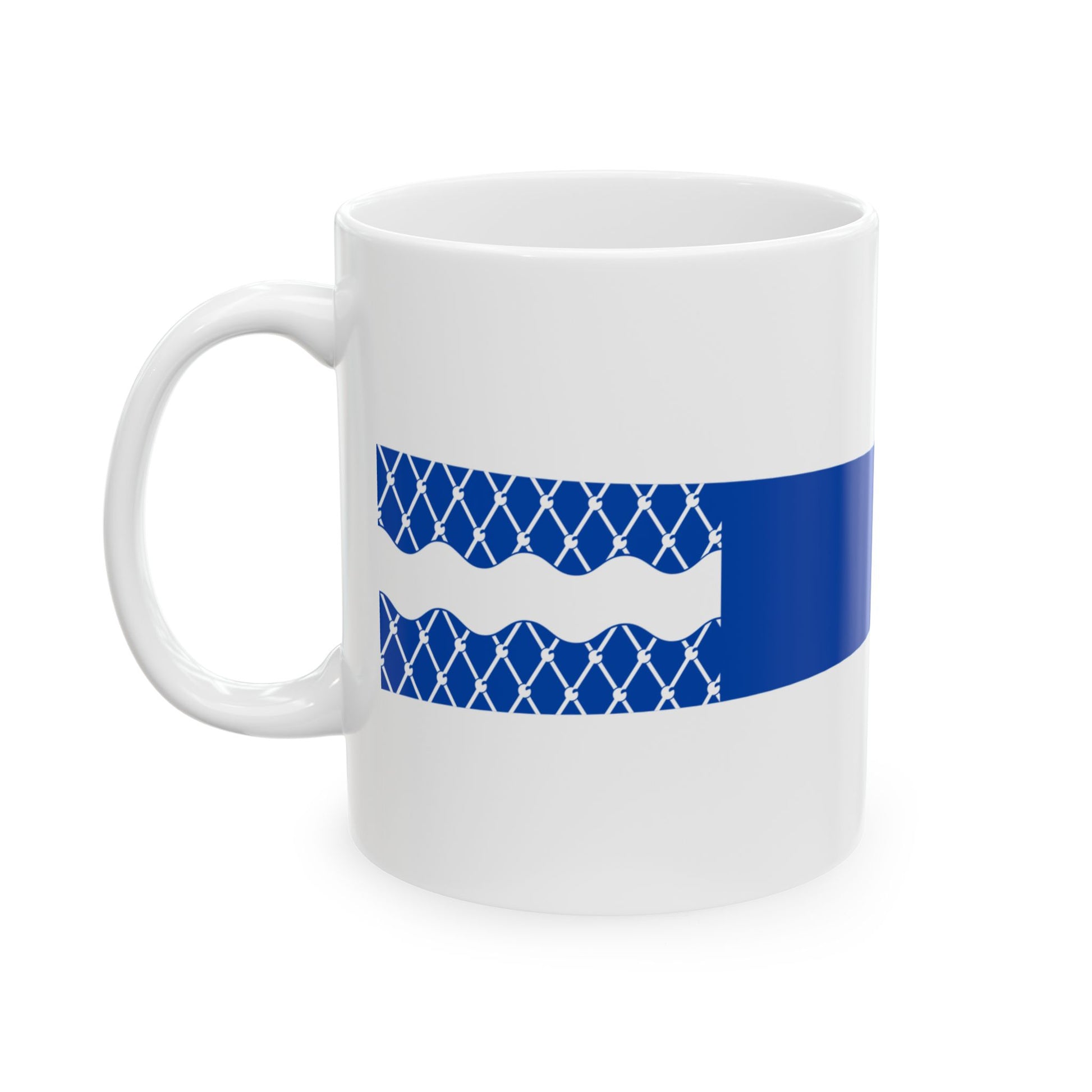 Oulujoki viiri (Finland) White Coffee Mug-Go Mug Yourself