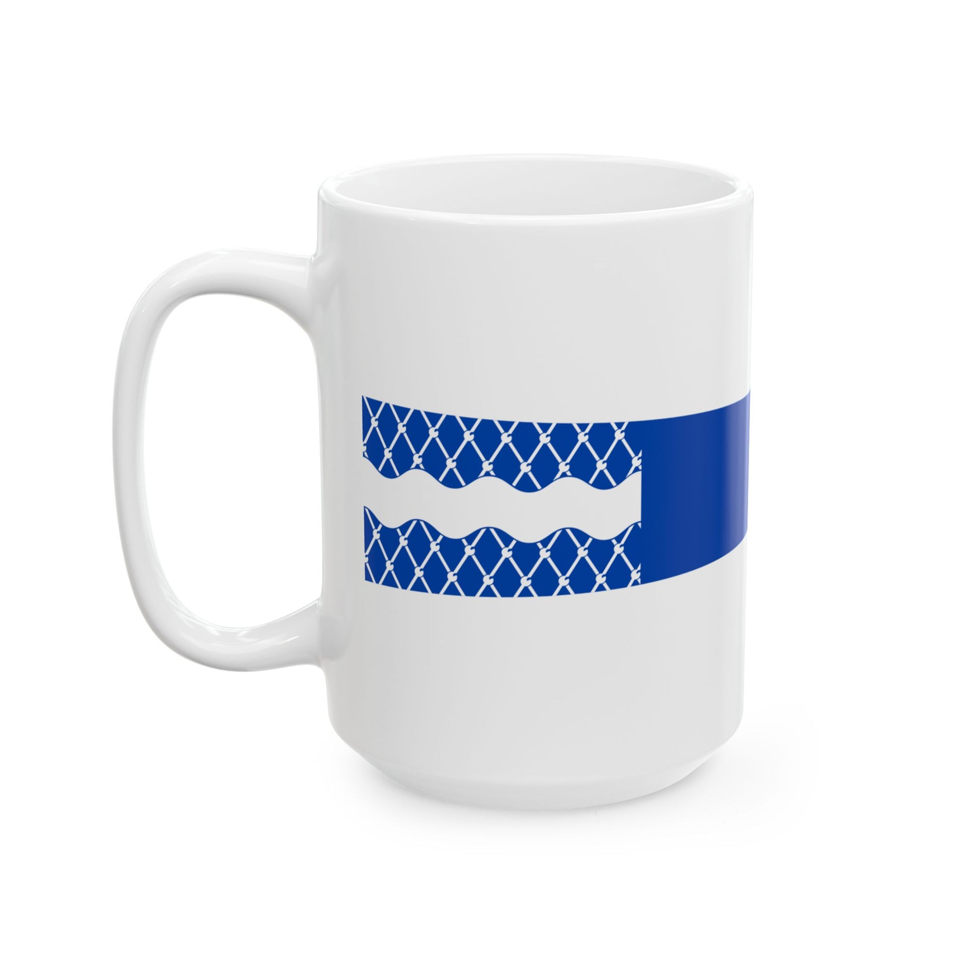 Oulujoki viiri (Finland) White Coffee Mug-Go Mug Yourself