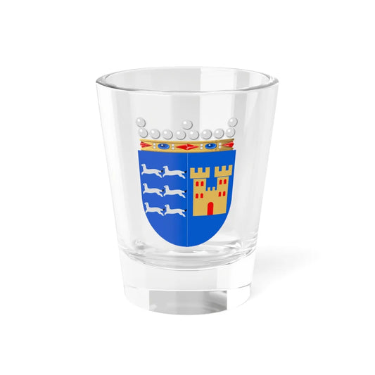 Oulun lääni.vaakuna.old (Finland) (Coat of Arms) Shot Glass 1.5oz 1.5oz - Go Mug Yourself