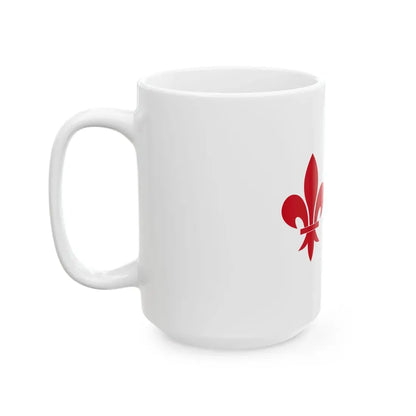 Oupeye vlag (Belgium) White Coffee Mug - Go Mug Yourself