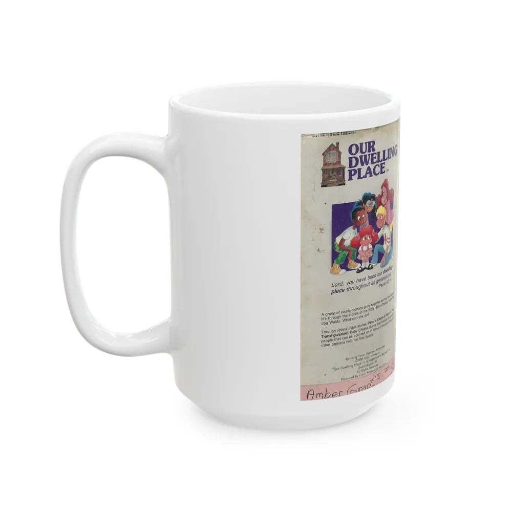 OUR DWELLING PLACE JESUS OUR FRIEND (VHS COVER) - White Coffee Mug-Go Mug Yourself