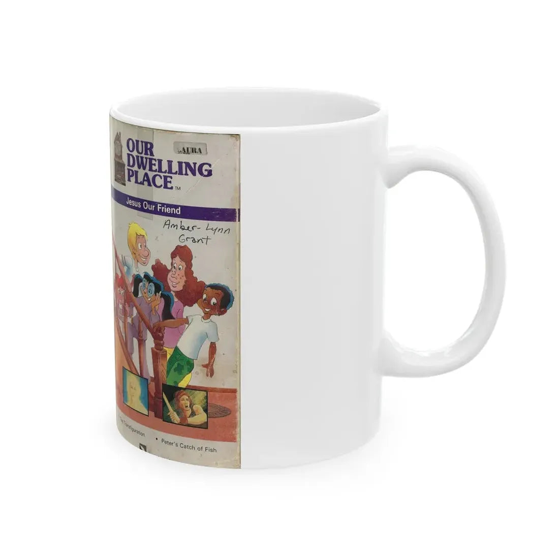 OUR DWELLING PLACE JESUS OUR FRIEND (VHS COVER) - White Coffee Mug - Go Mug Yourself