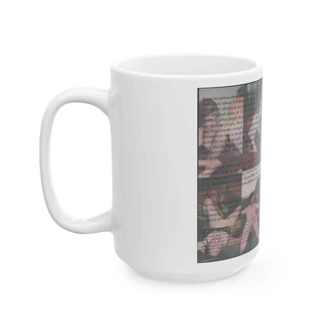 OUR FRIEND THE VOLT FUN AND SAFETY WITH FOLSOM ELECTRIC SEX TOYS (VHS COVER) - White Coffee Mug - Go Mug Yourself