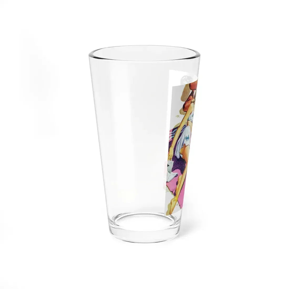 Our Moment is Swift (Pt. 1 of 3), Cosmopolitan, May 1944 (Magazine Illustration) Pint Glass 16oz - Go Mug Yourself