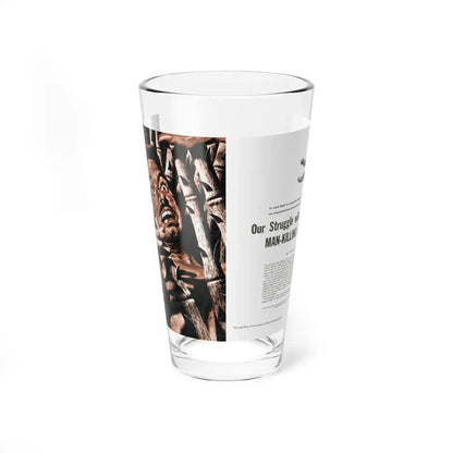 Our Struggle with the Man-Killing Bamboo, Fury, December 1957 (Magazine Illustration) Pint Glass 16oz 16oz - Go Mug Yourself