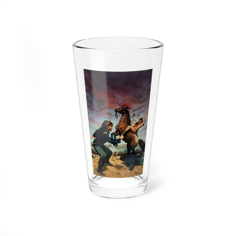 Oushata Massacre, Paperback Novel Cover (Dell, 1989) - Pint Glass 16oz-16oz-Go Mug Yourself