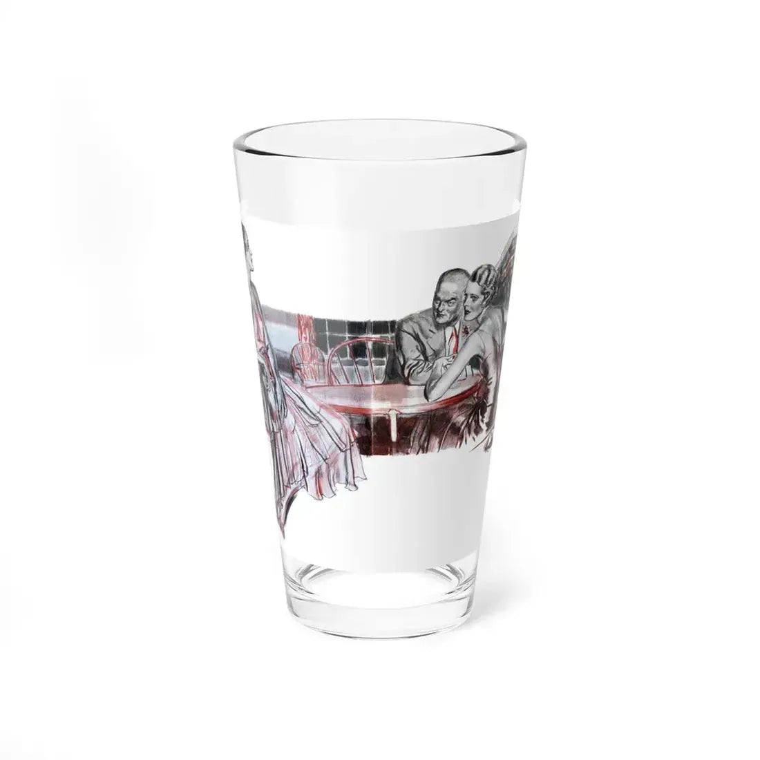 Out of Bounds, Ladies' Home Journal, December, 1931 (Magazine Illustration) Pint Glass 16oz 16oz - Go Mug Yourself