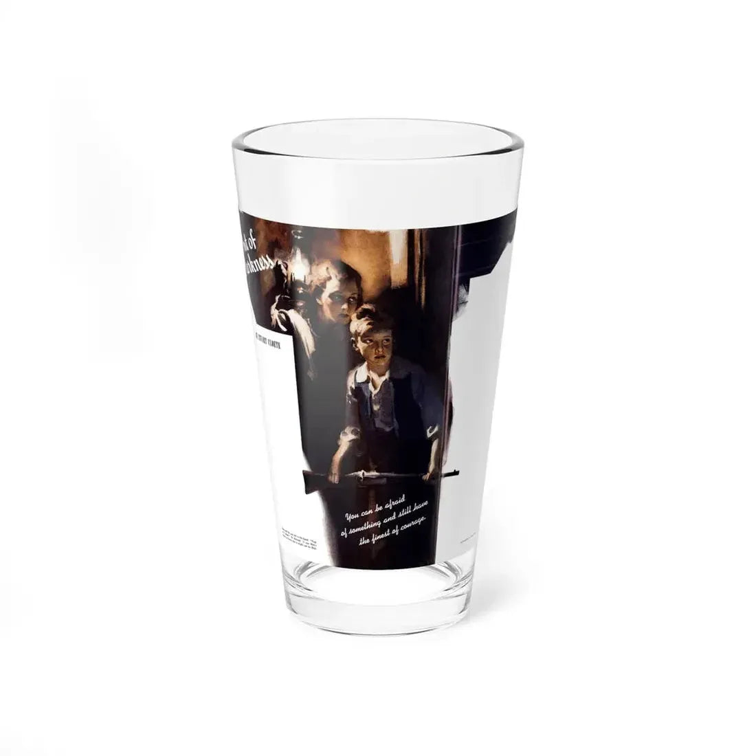 Out of Darkness, Ladies' Home Journal, January 1941 (Magazine Illustration) Pint Glass 16oz 16oz - Go Mug Yourself