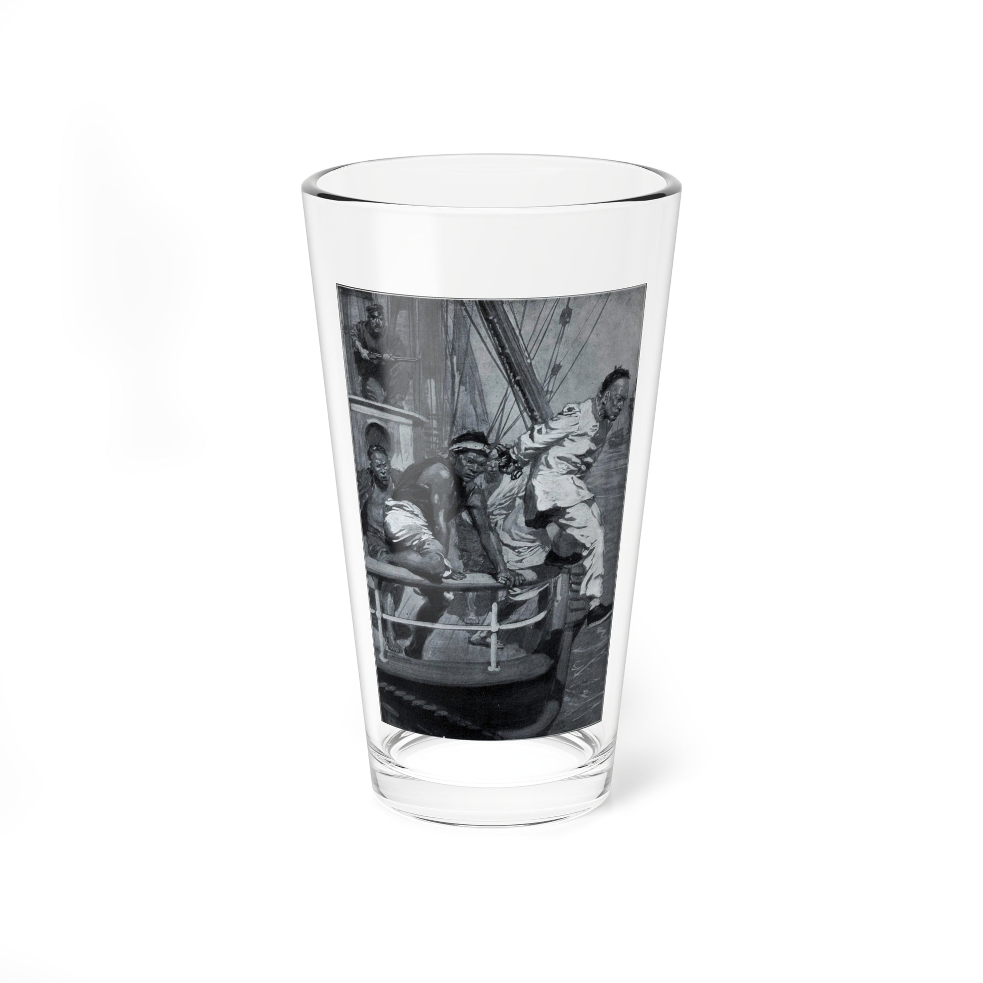 Out of the East, The Wide World, April 1913 (Magazine Illustration) Pint Glass 16oz-16oz-Go Mug Yourself