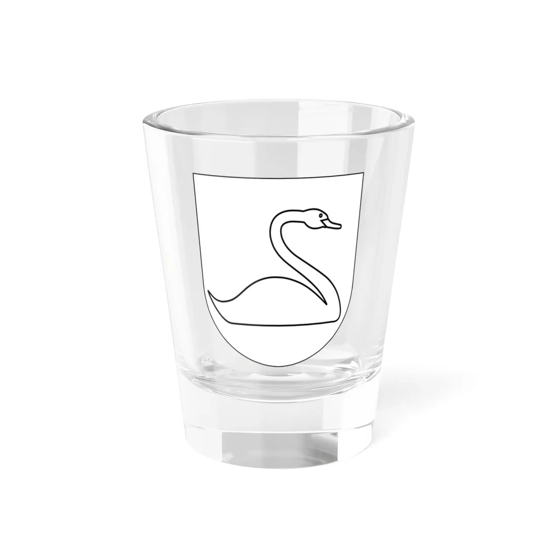 Ovanåker socken vapen (Sweden) (Coat of Arms) Shot Glass 1.5oz 1.5oz - Go Mug Yourself