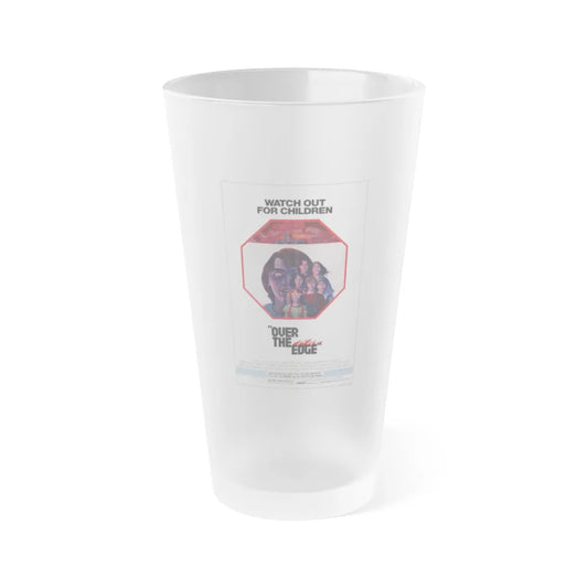 OVER THE EDGE 1979 Movie Poster - Frosted Pint Glass 16oz-16oz-Frosted-Go Mug Yourself