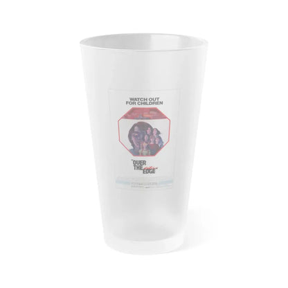 OVER THE EDGE 1979 Movie Poster - Frosted Pint Glass 16oz 16oz Frosted - Go Mug Yourself