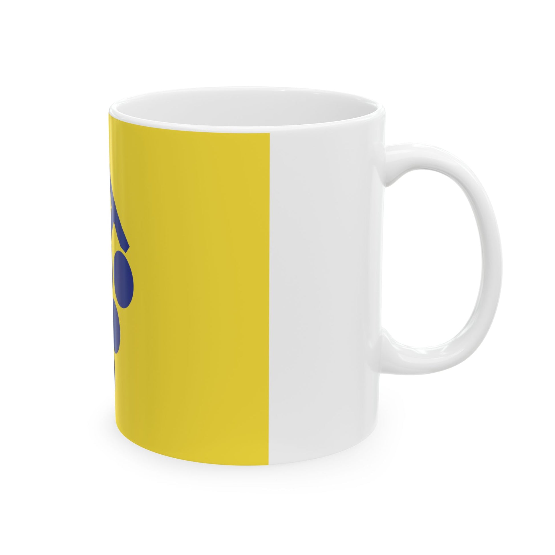 Overijse vlag (Belgium) White Coffee Mug-Go Mug Yourself