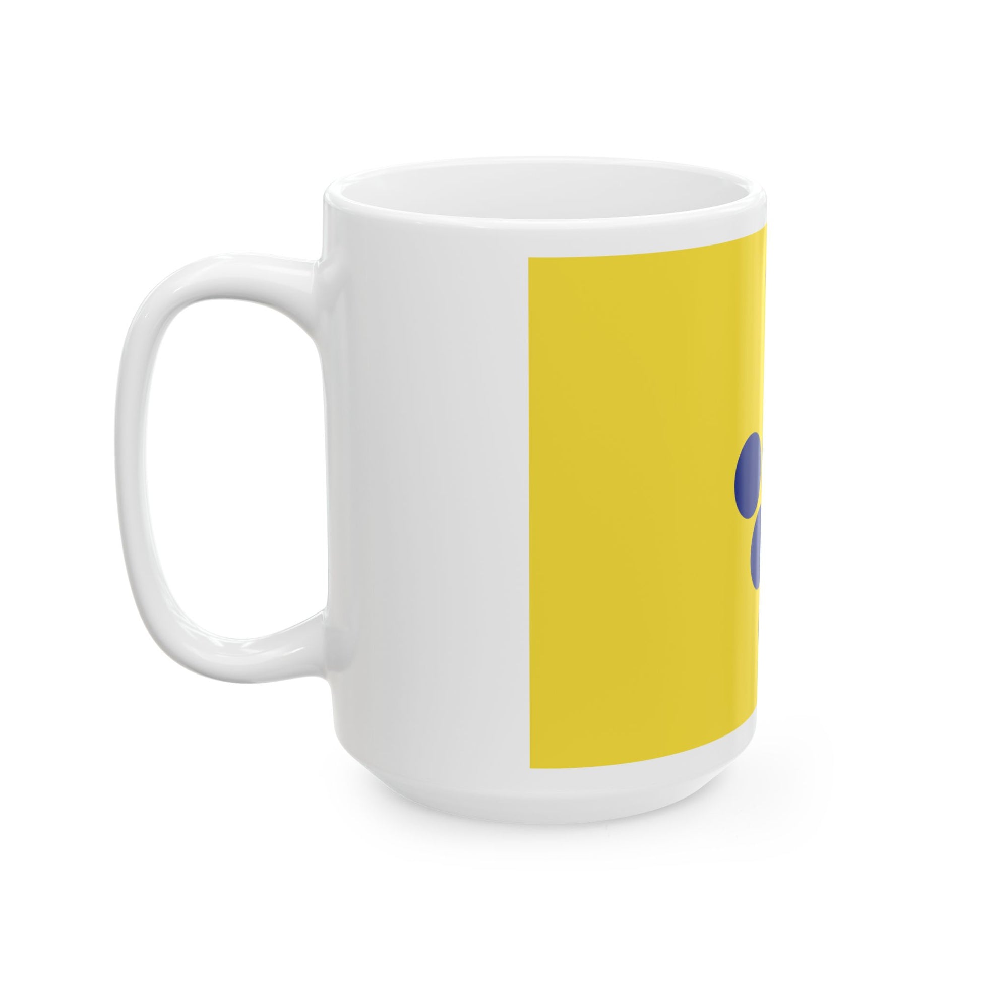 Overijse vlag (Belgium) White Coffee Mug-Go Mug Yourself
