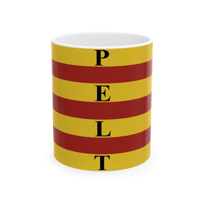 Overpelt vlag (Belgium) White Coffee Mug-11oz-Go Mug Yourself