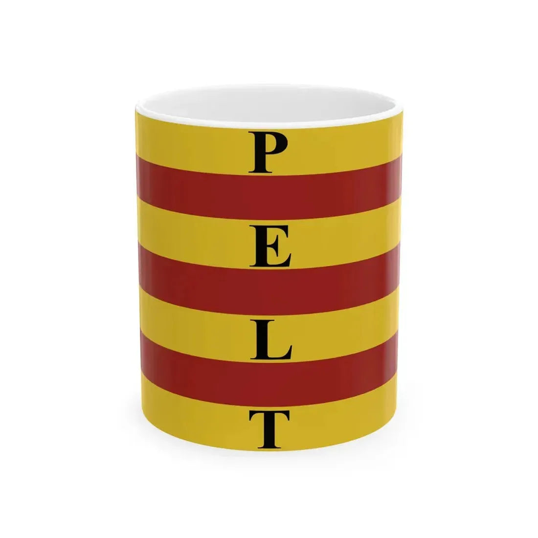 Overpelt vlag (Belgium) White Coffee Mug 11oz - Go Mug Yourself